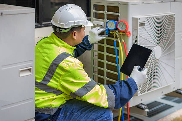 Professional Hvac Installation technician working in Pendleton, IN
